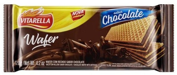 Wafer Vitarella Sabor Chocolate 120 gr