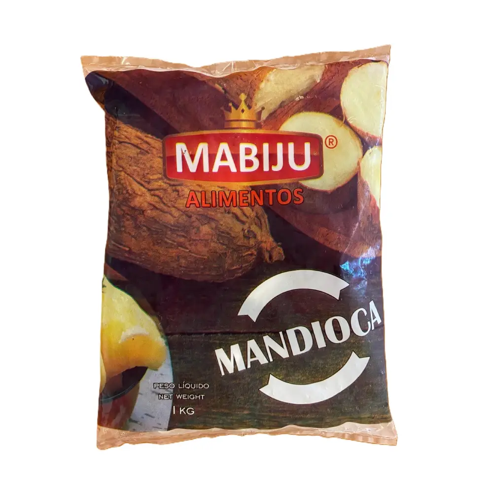 Mandioca Pre-Cozida Pedacos Congelados Mabiju - 10 x 1kg