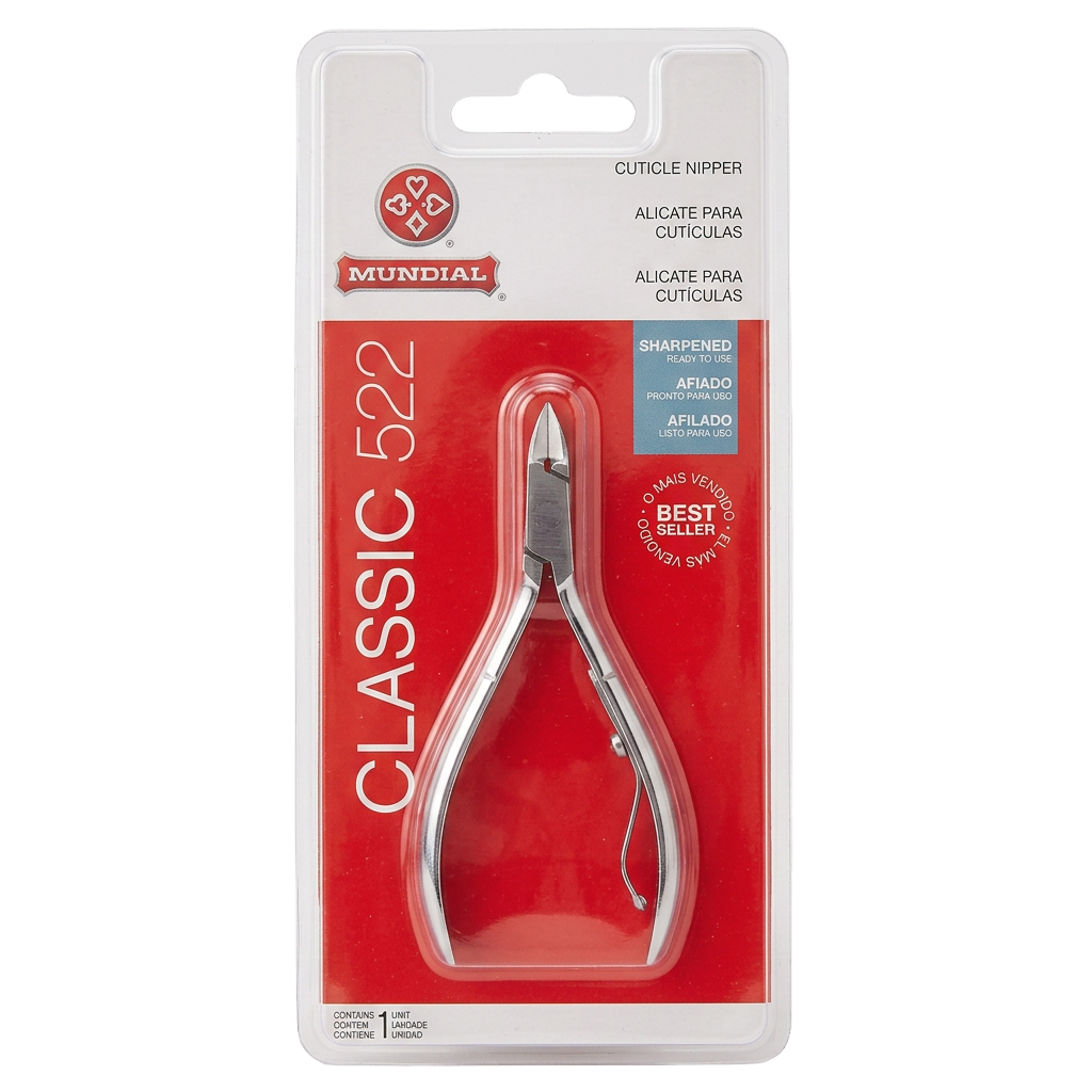 Alicate P/ Cutícula 522-C Clássico Aço Carbono Niquelado Mundial