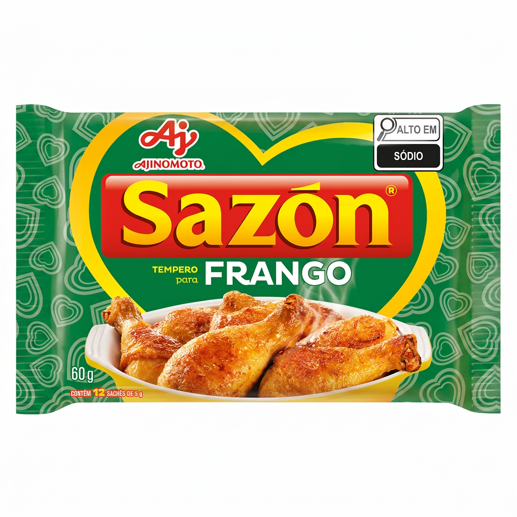 Tempero P/ Frango Sazon - Ajinomoto 60 gr