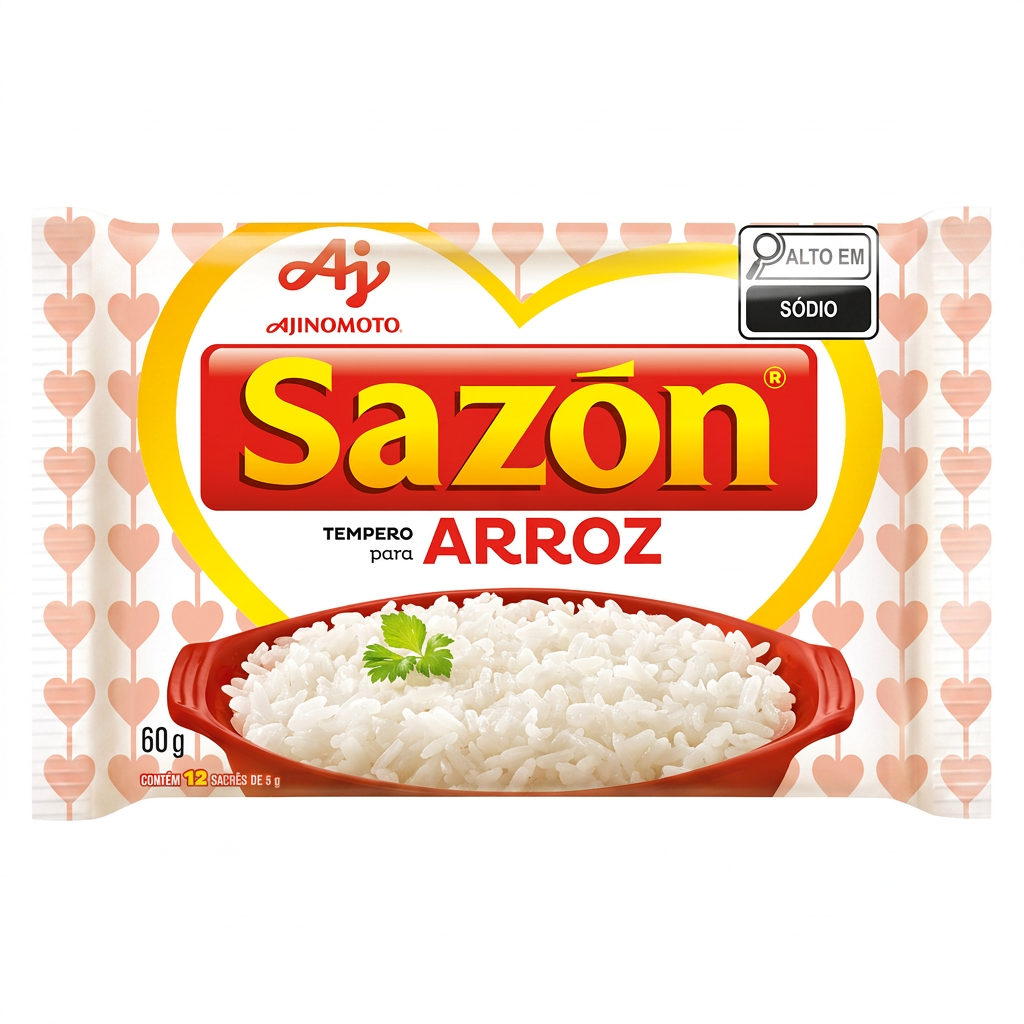 Tempero P/ Arroz Sazon - Ajinomoto 60 gr