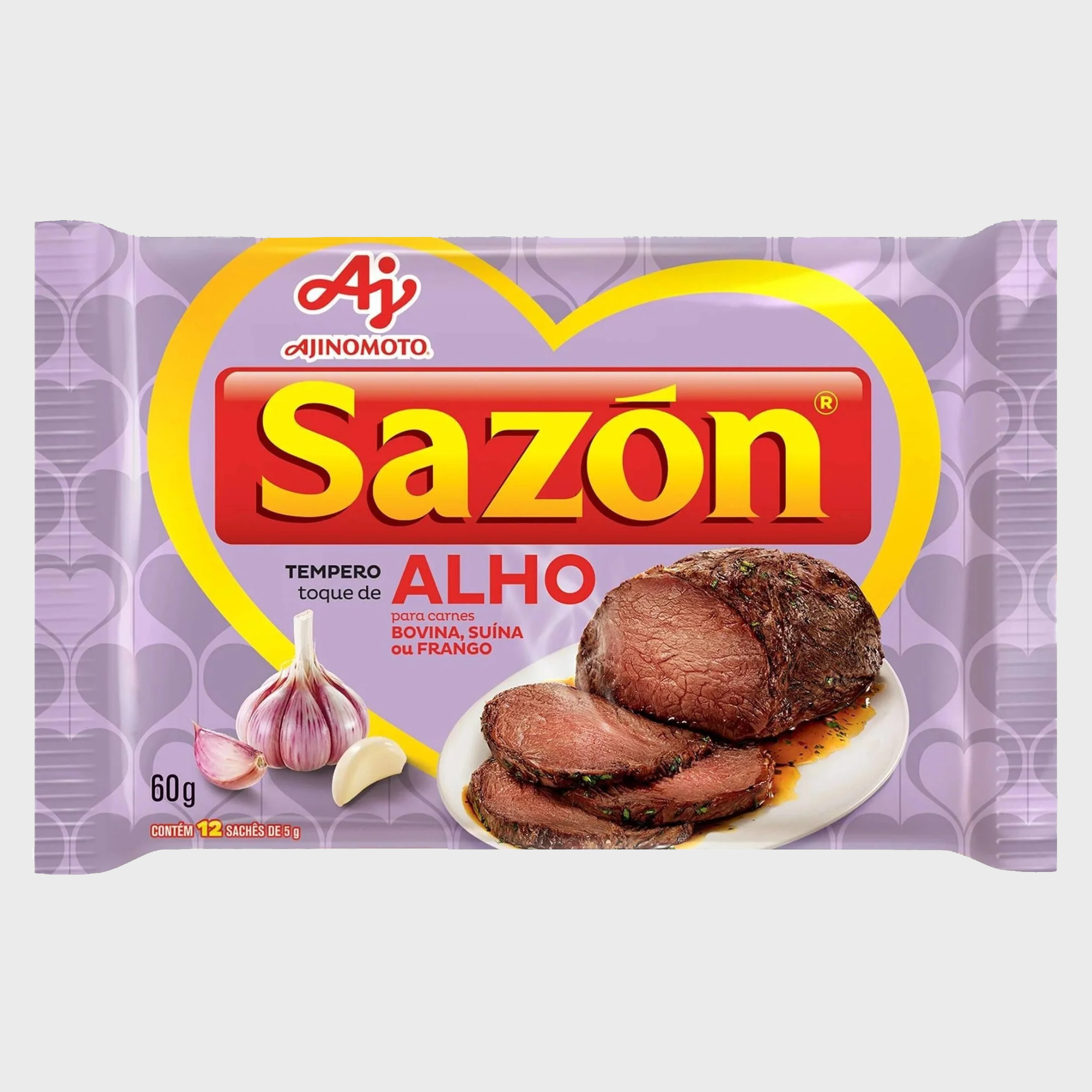 Tempero Toque de Alho Sazon - Ajinomoto 60 gr