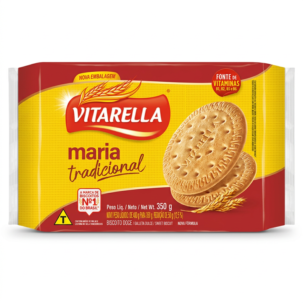 Bolacha Maria Tradicional - Vitarella 350 gr