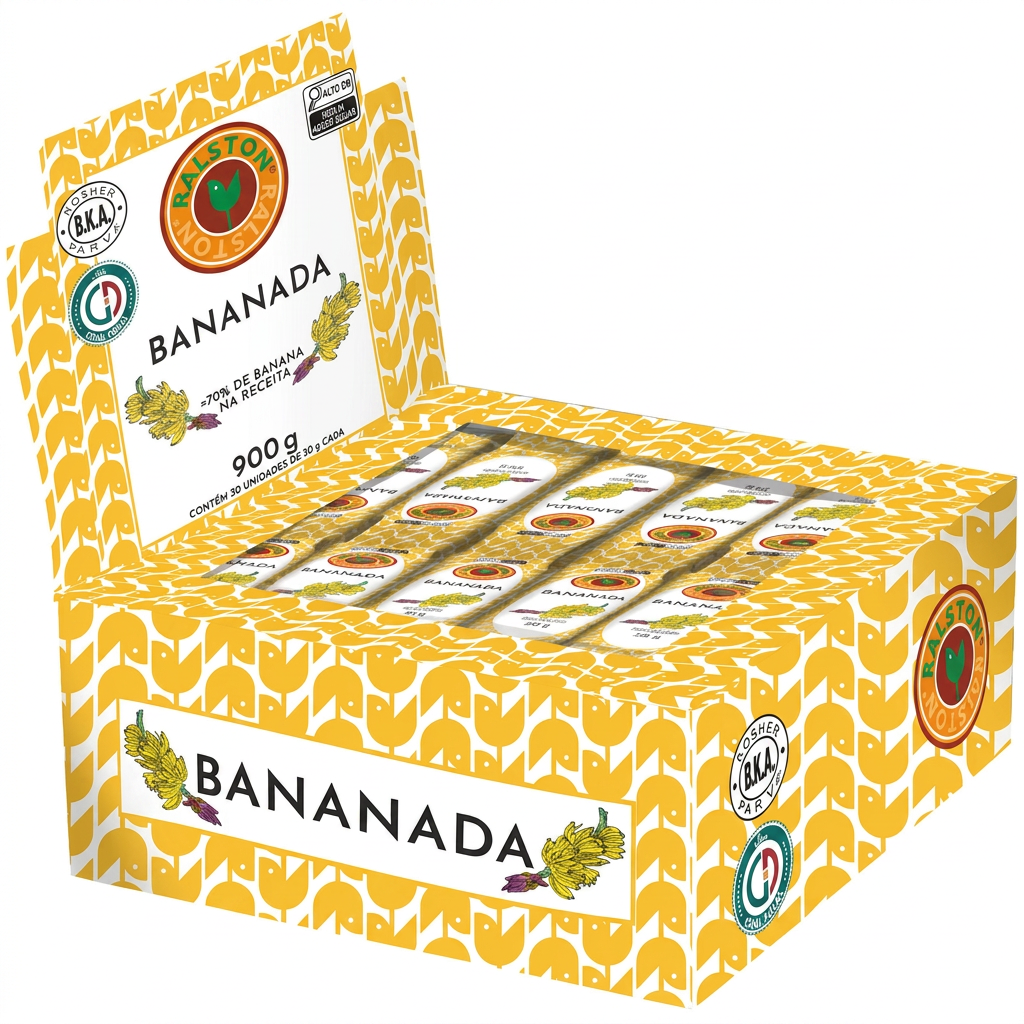 Bananinha Ralston Display - Unidade 30 gr